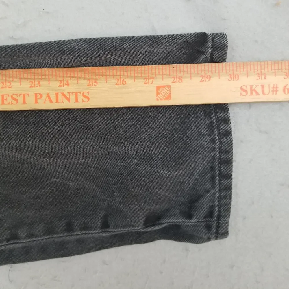 Levis 550 Relaxed Fit Jeans Mens 33x30 Gray Charcoal‎ Wash Tapered Denim Pants